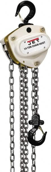 Jet - 2,200 Lb Lifting Capacity, 30' Lift Height, Hand Hoist - Made from Chain - Americas Industrial Supply
