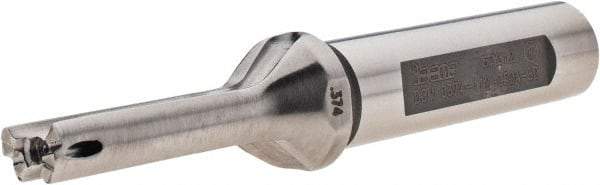 Iscar - 3/8 to 0.39" Diam, 3xD, 1.1" Max Depth, 1/2" Shank Diam, 3.45" OAL, Replaceable Tip Drill - IDI-SG, IDI-SK Insert, 9 Seat Size, DCM Toolholder, Series ChamDrill - Americas Industrial Supply