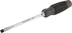 Proto - 267mm OAL Keystone Slotted Screwdriver - 152mm Blade Length, Round Shank, Ergonomic Handle - Americas Industrial Supply