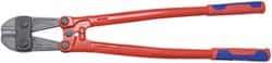 Knipex - 24" OAL, 35mm Jaw Length x 80.5mm Jaw Width, Bolt Cutter Pliers - Standard Head, Steel Tube, Power-Coated Handles - Americas Industrial Supply