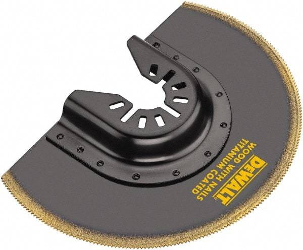 DeWALT - Titanium Head Rotary & Multi-Tool Flush Cutting Blade - Universal Fitment for Use on All Major Brands (No Adapter Required) - Americas Industrial Supply