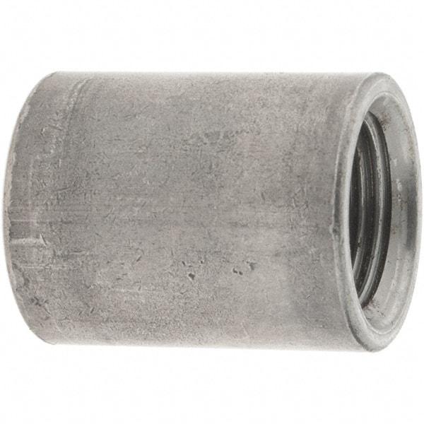 Value Collection - Size 3/8", Class 150, Malleable Iron Black Pipe Coupling - 150 psi, Threaded End Connection - Americas Industrial Supply