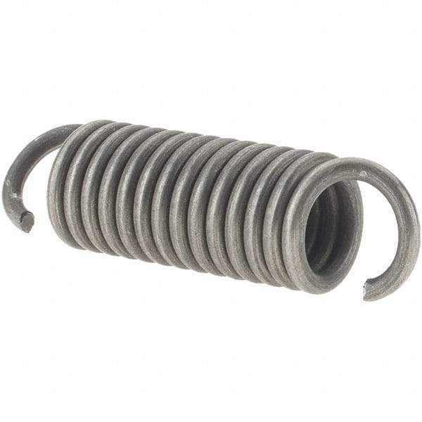 Value Collection - 1/2" OD, Steel Extension Spring - 64 Lb/In Rating - Americas Industrial Supply