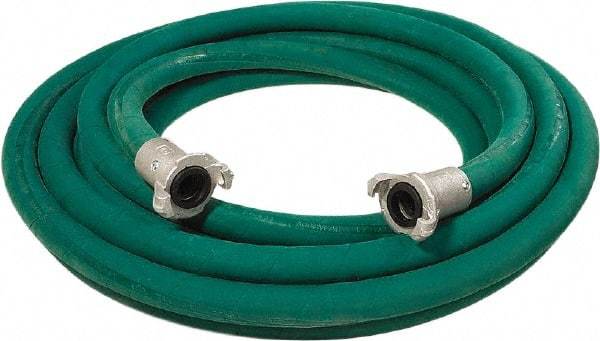 Alliance Hose & Rubber - 3/4" Inside x 1-1/2" Outside Diam, Grade 0 Synthetic Rubber, Sandblast Hose - Green, 25' Long, 150 psi Working Pressure - Americas Industrial Supply