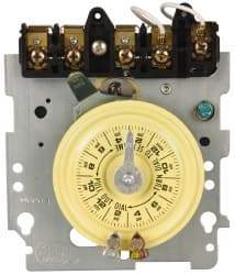 Intermatic - 24 hr Mechanism Only Analog Electromechanical Timer Switch - 12 On/Off per Day, 120 VAC, 60 Hz, - Americas Industrial Supply