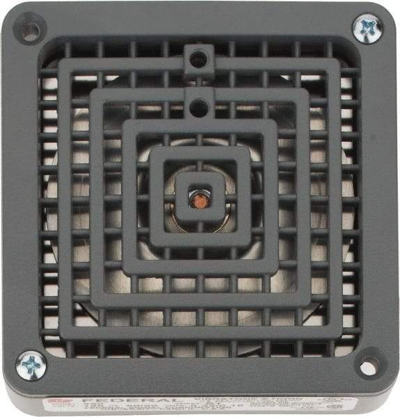 Federal Signal Corp - 120 Volt Electronic Horn - 0.18 Amps, 110 Decibles at 10', Vibrating, Waterproof - Americas Industrial Supply
