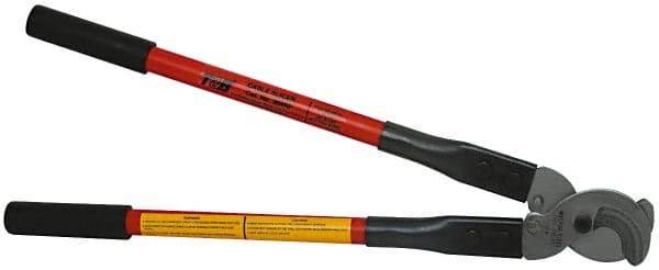 Thomas & Betts - 21-1/2" OAL, 750 MCM Capacity, Cable Cutter - Rubber Handle - Americas Industrial Supply