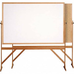 Ghent - Whiteboards & Magnetic Dry Erase Boards Type: Reversible Dry Erase/Corkboard Height (Inch): 71-3/4 - Americas Industrial Supply