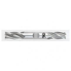 23/64 x 3/8 x 3/4 x 3-1/2 4 Fl HSS-CO Square Non-Center Cutting End Mill - Bright - Americas Industrial Supply