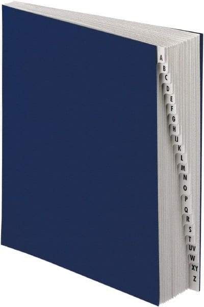 Pendaflex - 8-1/2 x 11", Letter Size, Dark Blue, A-Z Indexed Expanding Files - Americas Industrial Supply