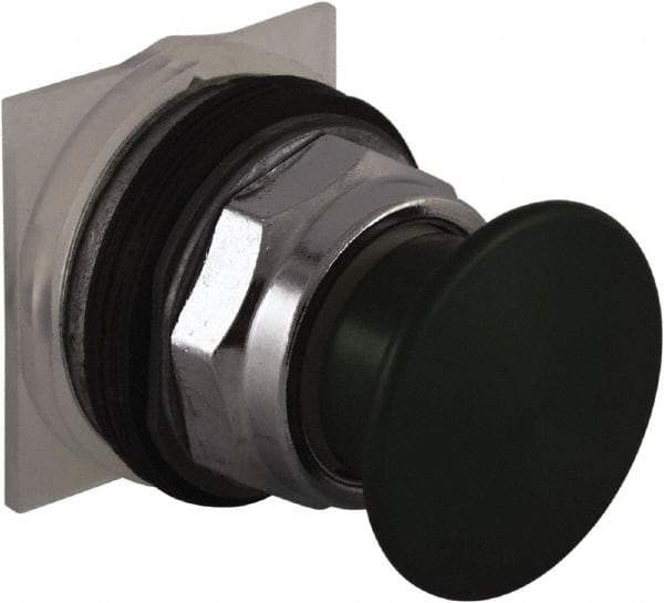 Schneider Electric - 30mm Mount Hole, Extended Mushroom Head, Pushbutton Switch Only - Round, Green Pushbutton, Nonilluminated, Momentary (MO) - Americas Industrial Supply