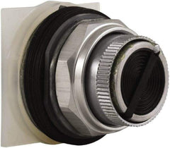 Schneider Electric - 30mm Mount Hole, Pushbutton Switch Only - Round, Black Pushbutton, Nonilluminated, Maintained (MA), Momentary (MO) - Americas Industrial Supply