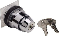 Schneider Electric - 30mm Mount Hole, 4 Position, Knob and Pushbutton Operated, Selector Switch Only - Black, Maintained (MA), without Contact Blocks, Weatherproof and Dust and Oil Resistant - Americas Industrial Supply