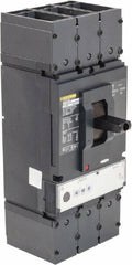 Square D - 600 Amp, 600 VAC, 3 Pole, Panel Mount Molded Case Circuit Breaker - Electronic Trip, Multiple Breaking Capacity Ratings, 2 AWG - Americas Industrial Supply