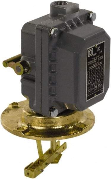Square D - 4 NEMA Rated, DPST, Float Switch Pressure and Level Switch - 575 VAC, Line-Load-Load-Line Terminal - Americas Industrial Supply