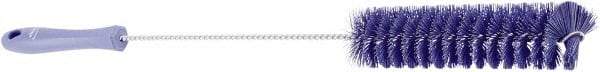 Vikan - 1-1/2" Diam Polyester Tube Brush - 19.9" OAL, 7.9" Head Length, Stainless Steel Handle - Americas Industrial Supply