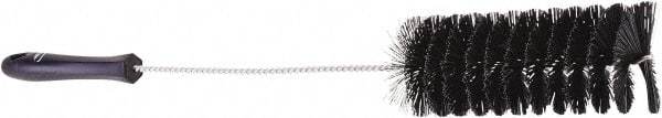 Vikan - 2.4" Diam Polyester Tube Brush - 19.4" OAL, 7.9" Head Length, Stainless Steel Handle - Americas Industrial Supply