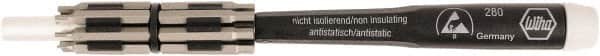 Wiha - 16 Piece, 1/4" Drive Screwdriver Micro Bit Set - 1/16 to 5/32" Hex, 0.9 to 4mm Hex - Americas Industrial Supply