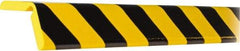PRO-SAFE - Polyurethane Foam Type H+ Corner Guard - Black/Yellow - Americas Industrial Supply