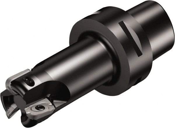 Sandvik Coromant - 3 Inserts, 63mm Cut Diam, 63mm Arbor Diam, 18mm Max Depth of Cut, Indexable Square-Shoulder Face Mill - 90° Lead Angle, 66mm High, R790-2205.. Insert Compatibility, Through Coolant, Series CoroMill 790 - Americas Industrial Supply