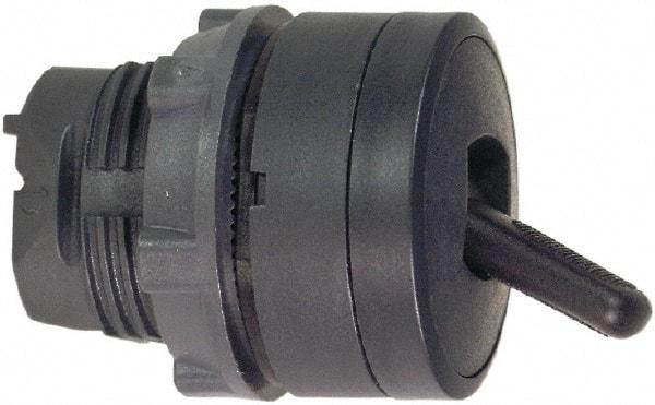 Schneider Electric - 22mm Mount Hole, 2 Position, Toggle Operated, Selector Switch Only - Black, Maintained (MA), Nonilluminated, Shock, Vibration and Water Resistant - Americas Industrial Supply