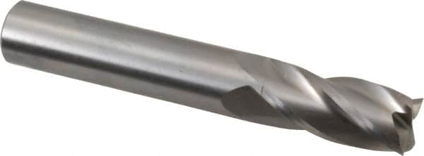 OSG - 14mm, 30mm LOC, 14mm Shank Diam, 89mm OAL, 4 Flute, Solid Carbide Square End Mill - Single End, Uncoated, Spiral Flute, 30° Helix, Centercutting, Right Hand Cut, Right Hand Flute, Series 404 - Americas Industrial Supply