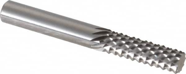 OSG - 1/4" Diam, 3/4" LOC, Plain End, Solid Carbide Diamond Pattern Router Bit - Right Hand Cut, 2" OAL, 1/4" Shank Diam, Use on Fiberglass - Americas Industrial Supply