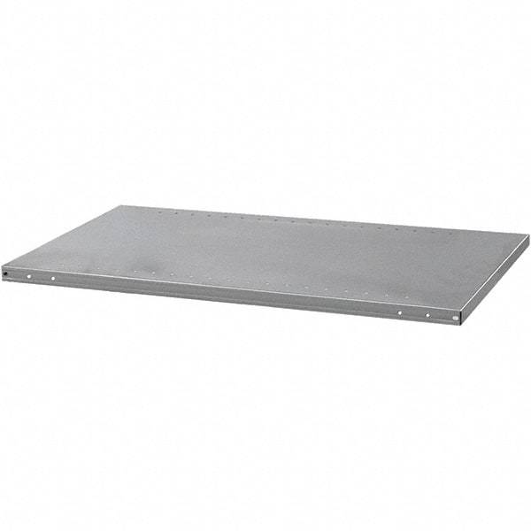Hallowell - 48" Wide, Open Shelving Accessory/Component - Steel, Powder Coat Finish, 24" Deep, Use with Hi-Tech Industrial Grade Standard Shelving - Americas Industrial Supply