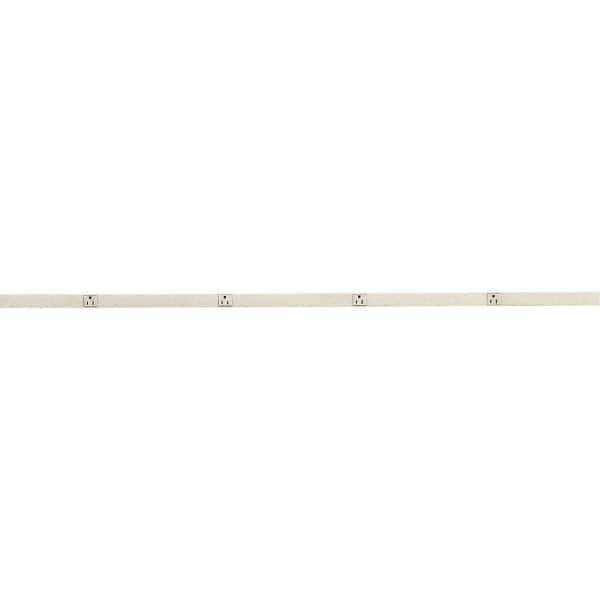 Hubbell Wiring Device-Kellems - 4 Outlets, 125 Volts, 15 Amps, 6' Cord, Power Outlet Strip - Exact Industrial Supply
