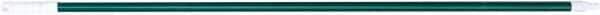 PRO-SOURCE - 60 x 1-1/4" Fiberglass Handle for Floor Squeegees & Push Brooms - Threaded Connection, Green - Americas Industrial Supply