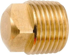 ANDERSON METALS - 3/8-18 Male Thread, Lead Free Brass Industrial Pipe Square Head Plug - MNPT, 1,000 psi - Americas Industrial Supply