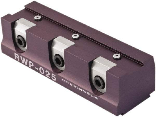 Raptor Workholding - 3/4" Jaw Width, 1-1/2" High x 6" Long x 2" Wide Dovetail Vise - For Use with 4 & 5 Axis Workholding Systems - Americas Industrial Supply