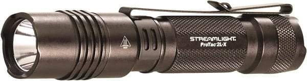 Streamlight - White LED Bulb, 500 Lumens, Industrial/Tactical Flashlight - Black Aluminum Body, 2 CR123A Lithium Batteries Included - Americas Industrial Supply