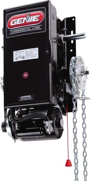 Genie - 1/2 hp 3 Phase Standard Duty Garage Door Hoist Operator Head with Brake - For Use with Maximum 24' High Rolling Door - Americas Industrial Supply