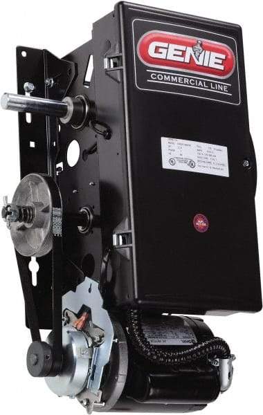 Genie - 1/2 hp 1 Phase Standard Duty Garage Door Jackshaft Operator Head with Brake - For Use with Maximum 24' High Rolling Door - Americas Industrial Supply