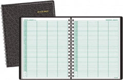 AT-A-GLANCE - 365 Sheet, 8 x 10-7/8", Group Daily Appointment Book - Black - Americas Industrial Supply