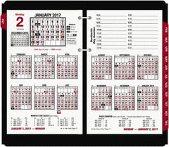 AT-A-GLANCE - 215 Sheet, 4-1/2 x 7-3/8", Desk Calendar Refill - White - Americas Industrial Supply