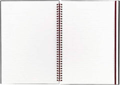 Black n Red - 70 Sheet, 8-1/4 x 11-3/4", Legal (Style) Notebook - Black - Americas Industrial Supply