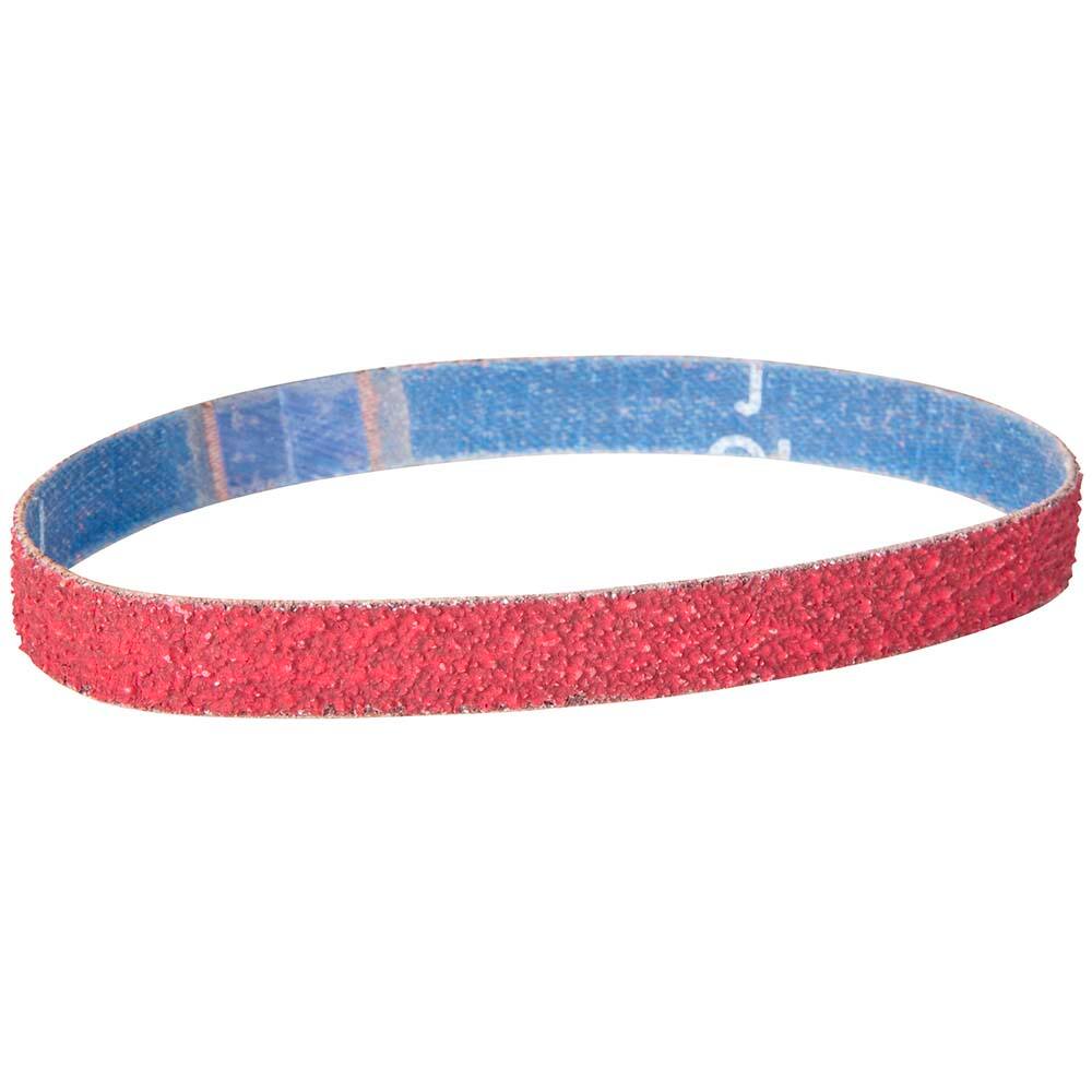 Norton - 1" Wide x 30" OAL, 80 Grit, Ceramic Abrasive Belt - Americas Industrial Supply