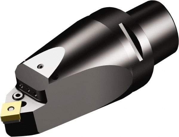 Sandvik Coromant - Neutral Cut, Size C10, CNMG 19 06 12 & CNMG 643 Insert Compatiblity, External Modular Turning & Profiling Cutting Unit Head - 110mm Head Length, Through Coolant, Series T-Max P - Americas Industrial Supply