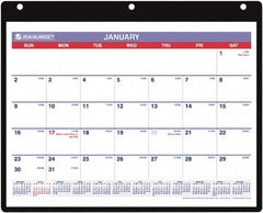 AT-A-GLANCE - 12 Sheet, 11 x 8-1/4", Wall Calendar - Americas Industrial Supply