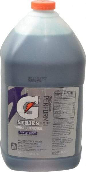 Gatorade - 1 Gal Bottle Fierce Grape Activity Drink - Liquid Concentrate, Yields 6 Gal - Americas Industrial Supply