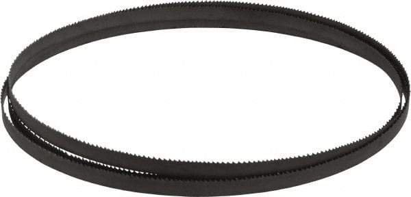 Lenox - 10 to 14 TPI, 6' 8" Long x 3/8" Wide x 0.025" Thick, Welded Band Saw Blade - Bi-Metal, Toothed Edge, Modified Raker Tooth Set, Flexible Back, Contour Cutting - Americas Industrial Supply