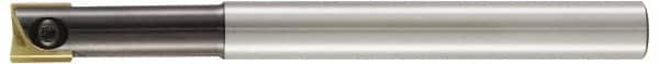 LMT - 1/2" Cut Diam, 1.89" Max Depth of Cut, 1/2" Shank Diam, 5.98" OAL, Indexable Square Shoulder End Mill - WPB 0500, WPV 0500 Inserts, Cylindrical Shank - Americas Industrial Supply