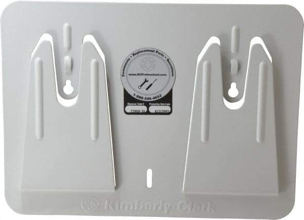 Kimberly-Clark Professional - White Wipe Dispenser - 8" High x 10.8" Wide 0.65" Deep, For Pop-Up Wipe Boxes - Americas Industrial Supply