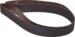 Norton - 1-1/2" Wide x 60" OAL, 40 Grit, Aluminum Oxide Abrasive Belt - Aluminum Oxide, Coarse, Coated, X Weighted Cloth Backing, Series R228 - Americas Industrial Supply