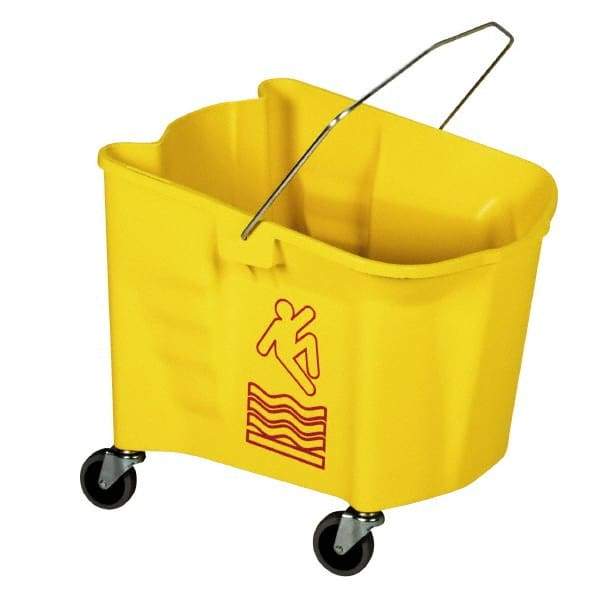 Continental - 26 Qt Plastic Bucket - Yellow - Americas Industrial Supply
