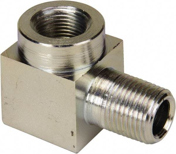 Enerpac - 3/8 Male NPTF x Female NPTF 18-8 Stainless Steel Hydraulic Hose Street Elbow - 10,000 psi - Americas Industrial Supply