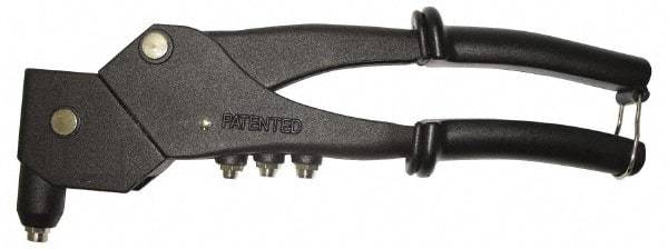 RivetKing - Swivel Head Hand Riveter - 3/32 to 3/16" Rivet Capacity - Americas Industrial Supply