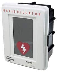 Allegro - Plastic Defibrillator Case - 14 Inch Wide x 18 Inch High x 9-1/2 Inch Deep, Wall Mount - Americas Industrial Supply